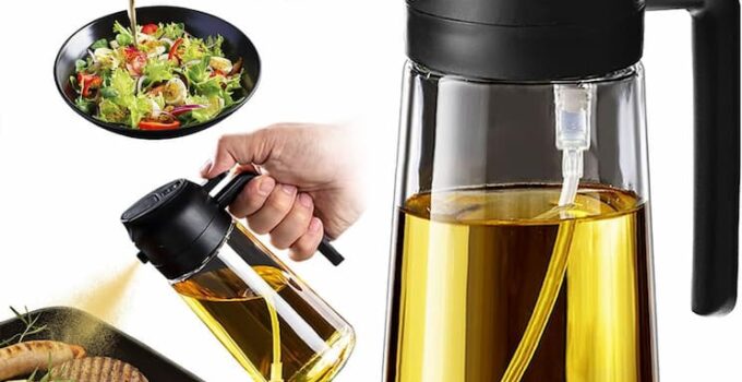 TrendPlain 16oz Olive Oil Dispenser: Kitchen Essential
